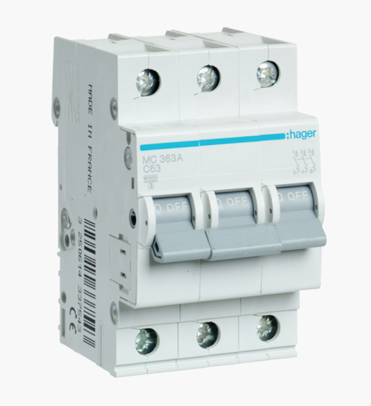 قاطع مينتشر هاجر ثلاثي 63 أمبير - 6كيلو