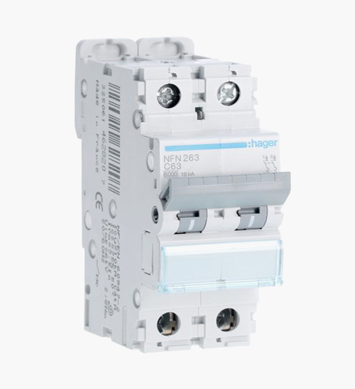 قاطع مينتشر هاجر ثنائي 10 أمبير - 10كيلو