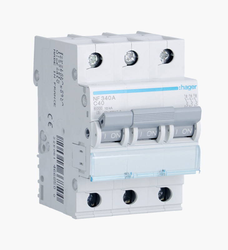 قاطع مينتشر هاجر ثلاثي 6 أمبير - 10كيلو