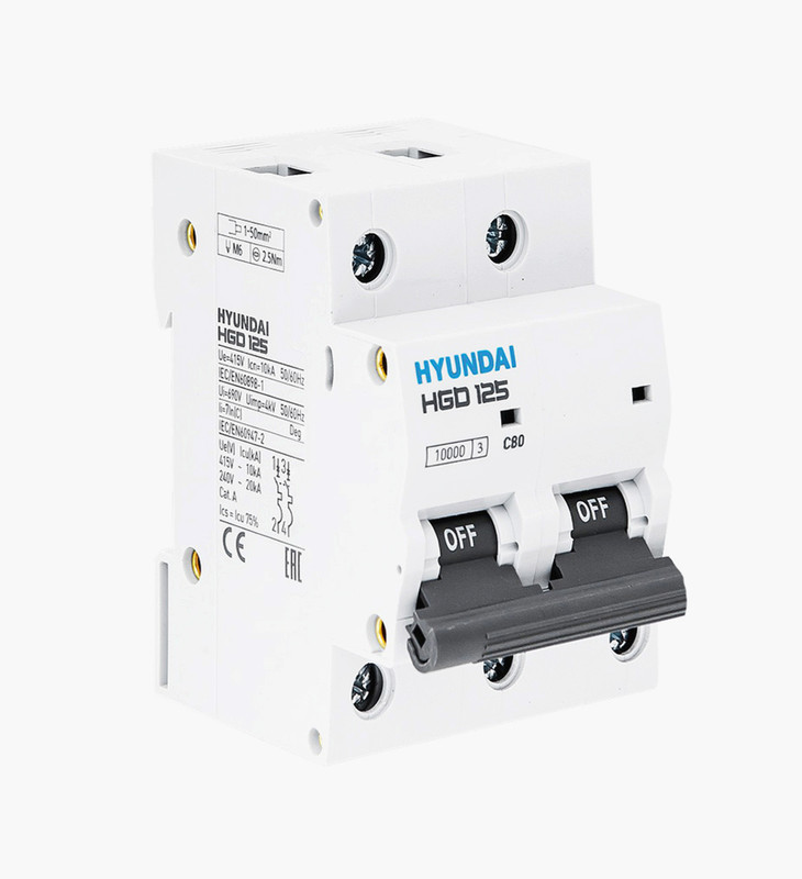 قاطع تيار هيونداي  مينتشر ثلاثي 80 أمبير - 10كيلو