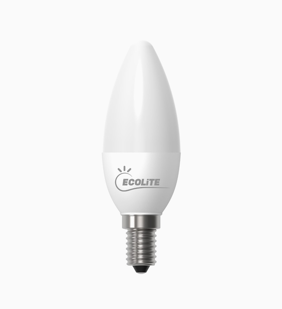 لمبة ليد شمعة ديكورية 5 وات اضاءة وورم"الكرتونة 24 قطعة " _ ايكو لايت