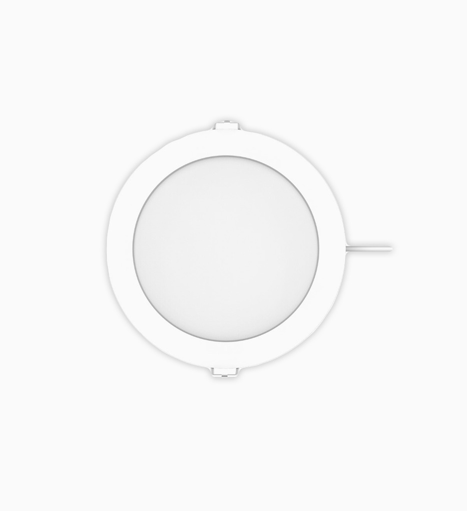 ليد بانل دائري غاطس 24 وات اضاءة ابيض"الكرتونة 24 بانل" _ ايكو لايت