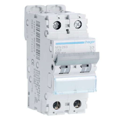 [1050001151] قاطع مينتشر هاجر ثنائي 6 أمبير - 10كيلو