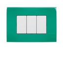 وش ٣ فتحة ماتكس ايدج أخضر - بتشينو الكرتونة 20 قطعة