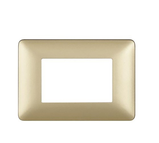 [AE4803M3MGL] وش ٣ فتحة ماتكس ايدج ذهبي مطفي- بتشينو الكرتونة 20 قطعة 