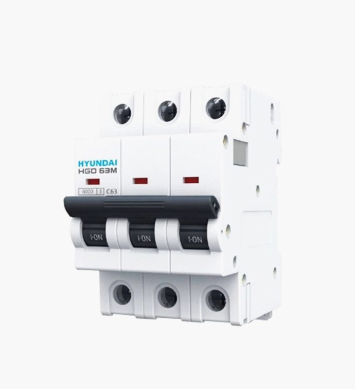 قاطع تيار هيونداي  مينتشر ثلاثي 25 أمبير - 4.5كيلو