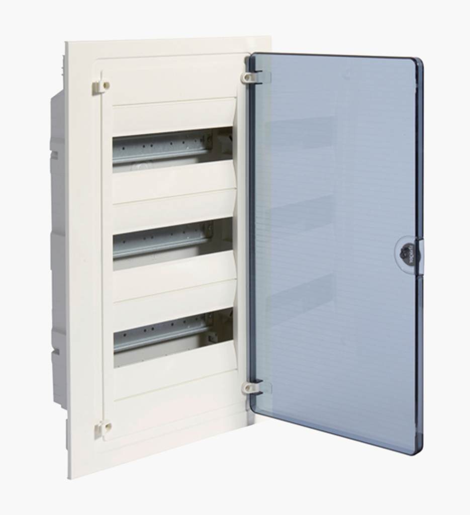 لوحة خطوط هاجر داخل الحائط بباب شفاف  36 خط - 3صفوف