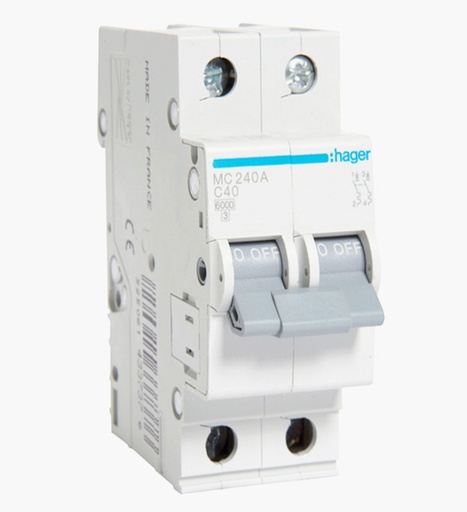 [1050001034] قاطع مينتشر هاجر ثنائي 40 أمبير - 6كيلو