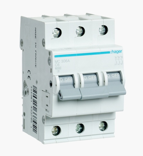 [1050001042] قاطع مينتشر هاجر ثلاثي 6 أمبير - 6كيلو