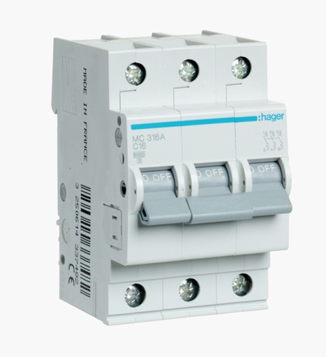 [1050001044] قاطع مينتشر هاجر ثلاثي 16 أمبير - 6كيلو