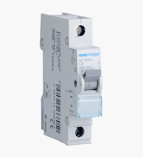 [1050001137] قاطع مينتشر هاجر أحادي 6 أمبير - 10كيلو