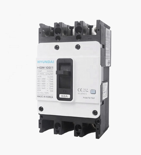 [1050003911] قاطع تيار هيونداي مولدد كيس ثلاثي 160 أمبير - 26كيلو 