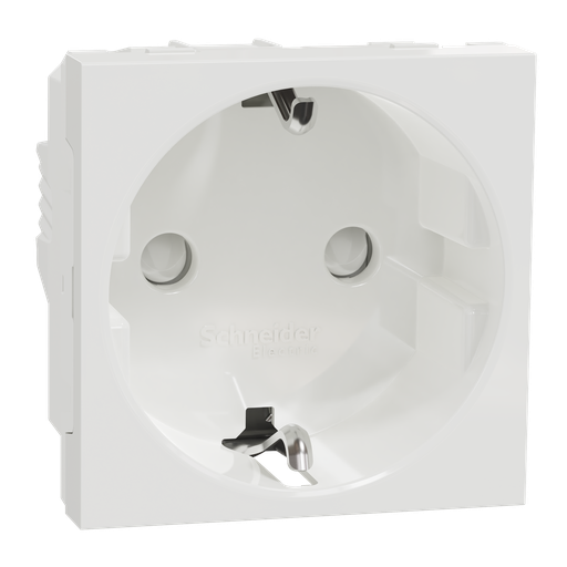 [NU303718] بريزه مجوفه 16 امبير ابيض - شنايدر نيو يونيكا